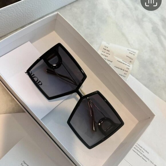Dior Sunglasses Black 30 Montaigne - Picture 1 of 5